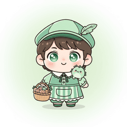 시장의 용맹한 상인